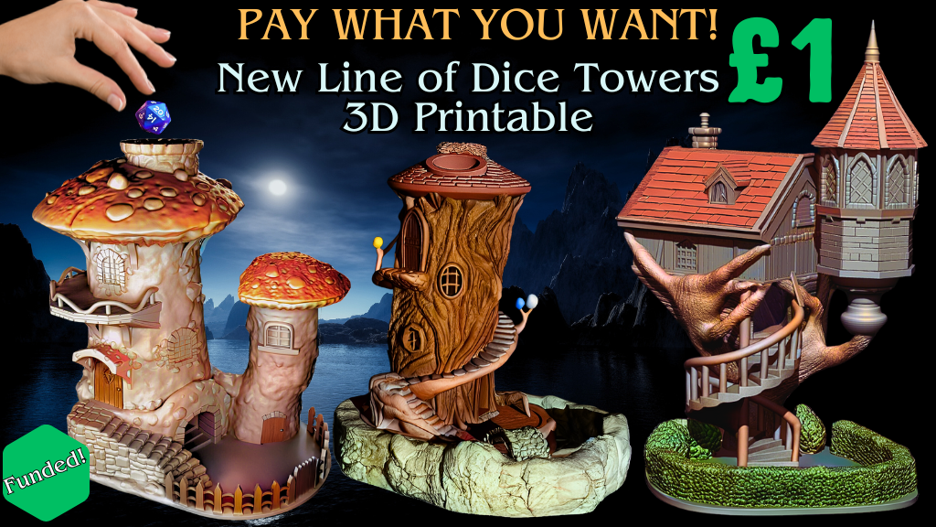 Fantasy Dice Towers Vol2: CORE [Personal Use]